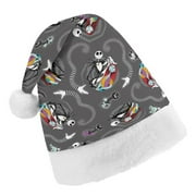 The Nightmare Before Christmas Christmas Hat for Adult And Kids Xmas Decor Ornaments Christmas New Year Festive Holiday Party Supplies Plush Santa Claus Hats